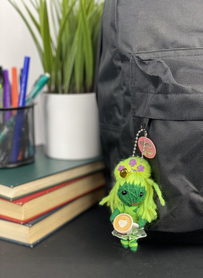 Watchover Voodoo 3-Inch Caffeine Queen Keychain - Handcrafted Gift to Bring Good Luck and Positivity Everywhere You Go - Image 3